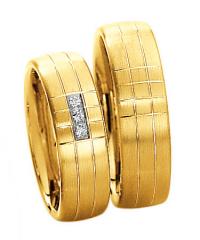 Saint Maurice Oro amarillo - Los anillos de boda