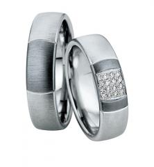 Saint Maurice White gold gray gold Marryring