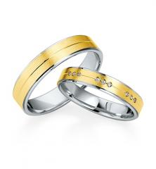 Saint Maurice White gold yellow gold Marryring