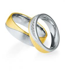 Saint Maurice White gold yellow gold Marryring