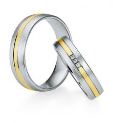 Saint Maurice White gold yellow gold Marryring