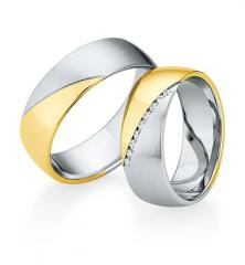 Saint Maurice White gold yellow gold Marryring