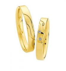 Saint Maurice Oro amarillo - Los anillos de boda