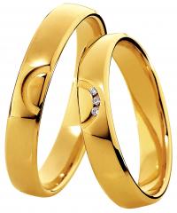 585 Gelbgold, poliert,  Saint Maurice Gelbgold