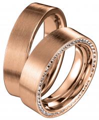 Saint Maurice Oro rojo - Los anillos de boda