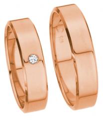 585 Rotgold, poliert,  Kühnel Klassische Trauringe