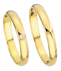 585 Gelbgold, poliert,  Kühnel Klassische Trauringe