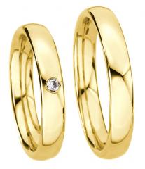 585 Gelbgold, poliert,  Kühnel Classic wedding Rings