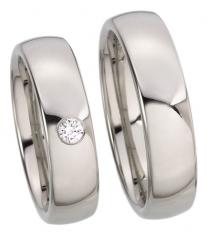 585 Weißgold, polirt,  Kühnel Classic wedding Rings