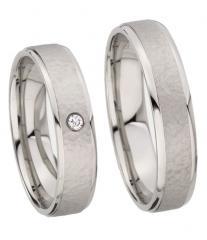 925 Silber, seidenmatt gehämmert/ poliert,  Kühnel Silber