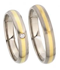 585Weißgold , seidenmatt,  Kühnel Weissgold Gelbgold