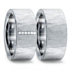 Titan Factory Acero inoxidable - Los anillos de boda