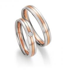 Nowotny-Collection Ruesch White gold red gold Marryring