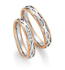 Nowotny-Collection Ruesch White gold red gold Marryring