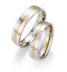 Nowotny-Collection Ruesch Oro Blanco Oro Amarillo Anillos de boda