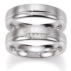 925 Silber, seidenmatt / poliert,  Bruno Mayer Silber