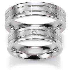 925 Silber, seidenmatt / poliert,  Bruno Mayer Silber