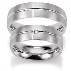 925 Silber, seidenmatt / poliert,  Bruno Mayer Silber