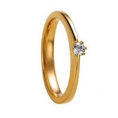 585 Gelbgold, poliert,  Nowotny-Collection Ruesch Engagement rings gold