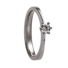 585 Weissgold, poliert,  Nowotny-Collection Ruesch Engagement rings gold