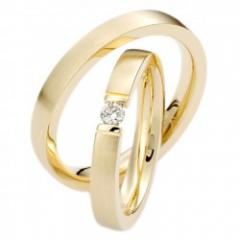 Hauskollektion Oro amarillo - Los anillos de boda