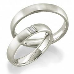 Hauskollektion Oro blanco - Los anillos de boda