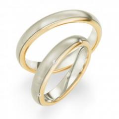 Hauskollektion White gold rose gold Marryring