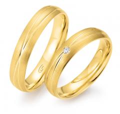 Gettmann Oro amarillo - Los anillos de boda