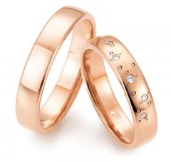 Gettmann Oro rojo - Los anillos de boda