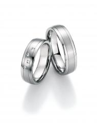 Nowotny-Collection Ruesch Acero inoxidable - Los anillos de boda