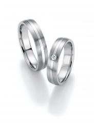 Nowotny-Collection Ruesch Acero inoxidable - Los anillos de boda