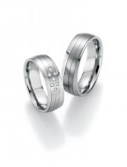 Nowotny-Collection Ruesch Acero inoxidable - Los anillos de boda