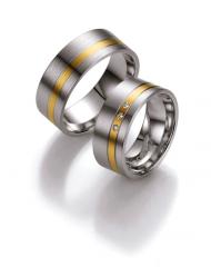 Bayer White gold yellow gold Marryring