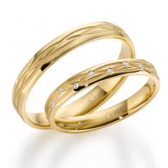 August Gerstner Oro amarillo - Los anillos de boda