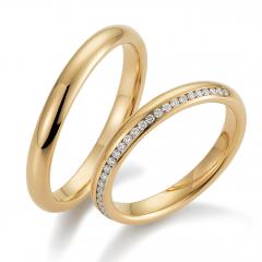 August Gerstner Oro amarillo - Los anillos de boda