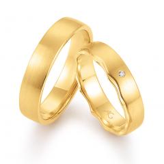 August Gerstner Oro amarillo - Los anillos de boda