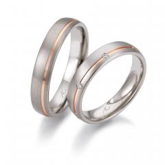 August Gerstner White gold red gold Marryring