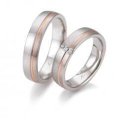 August Gerstner White gold red gold Marryring