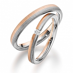 August Gerstner White gold red gold Marryring