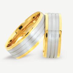 Simon & Söhne White gold yellow gold Marryring