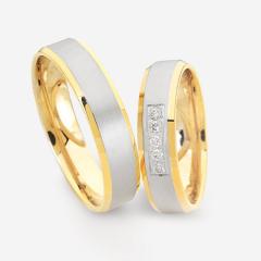 Simon & Söhne White gold yellow gold Marryring