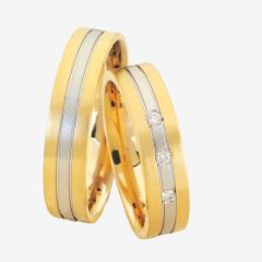 Simon & Söhne White gold yellow gold Marryring