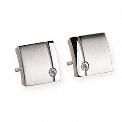 Earrings 8 x 8 mm,  Ernstes Design