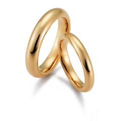 585 Rosegold, poliert,  August Gerstner Classic wedding Rings