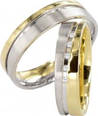 Simon & Söhne White gold yellow gold Marryring