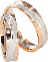 Simon & Söhne White gold red gold Marryring