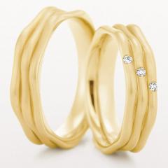 750 Gelbgold, seidenmatt,  Christian Bauer Exclusive Wedding rings