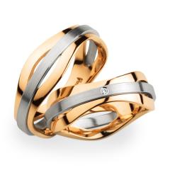 Christian Bauer White gold rose gold Marryring