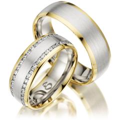 Simon & Söhne White gold yellow gold Marryring