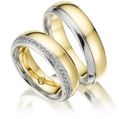 Simon & Söhne White gold yellow gold Marryring